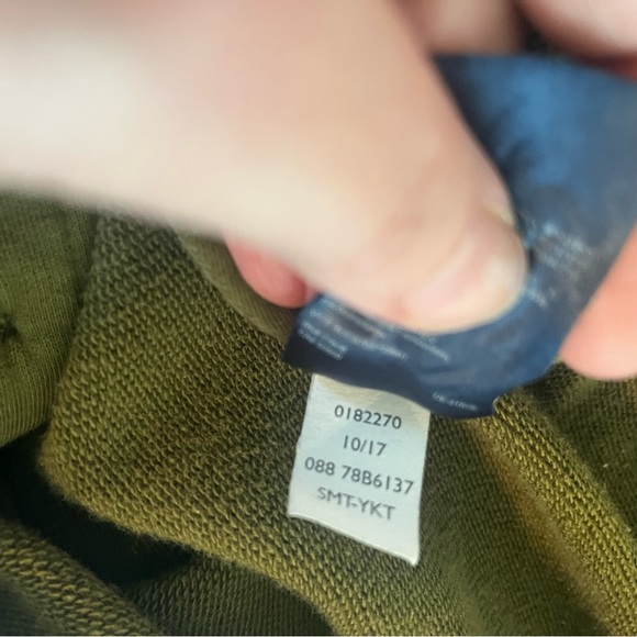 Tommy Hilfiger army green knit jacket-Men’s XL - Picture 12 of 14